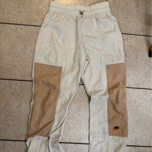 Nike Women’s Cream and Brown Cargo Pants